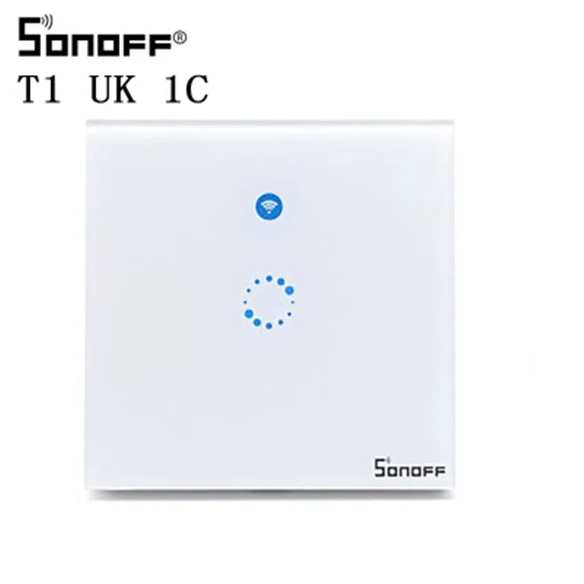 Sonoff Smart T1 UK настенная сенсорная панель 433RF умный wifi Пульт дистанционного