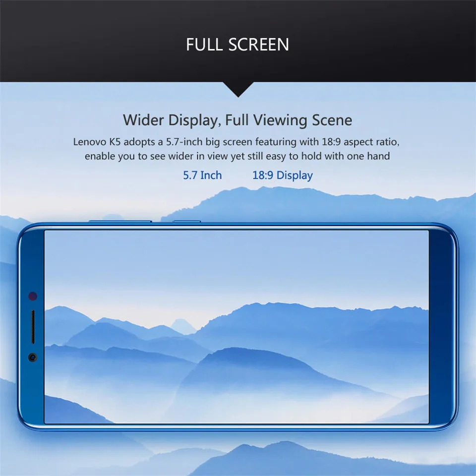 Global Version Lenovo K5 K350t Smartphone Android Celular Unlocked Mobile Phone 3GB 32GB MT6750 Octa-Core 5.7\