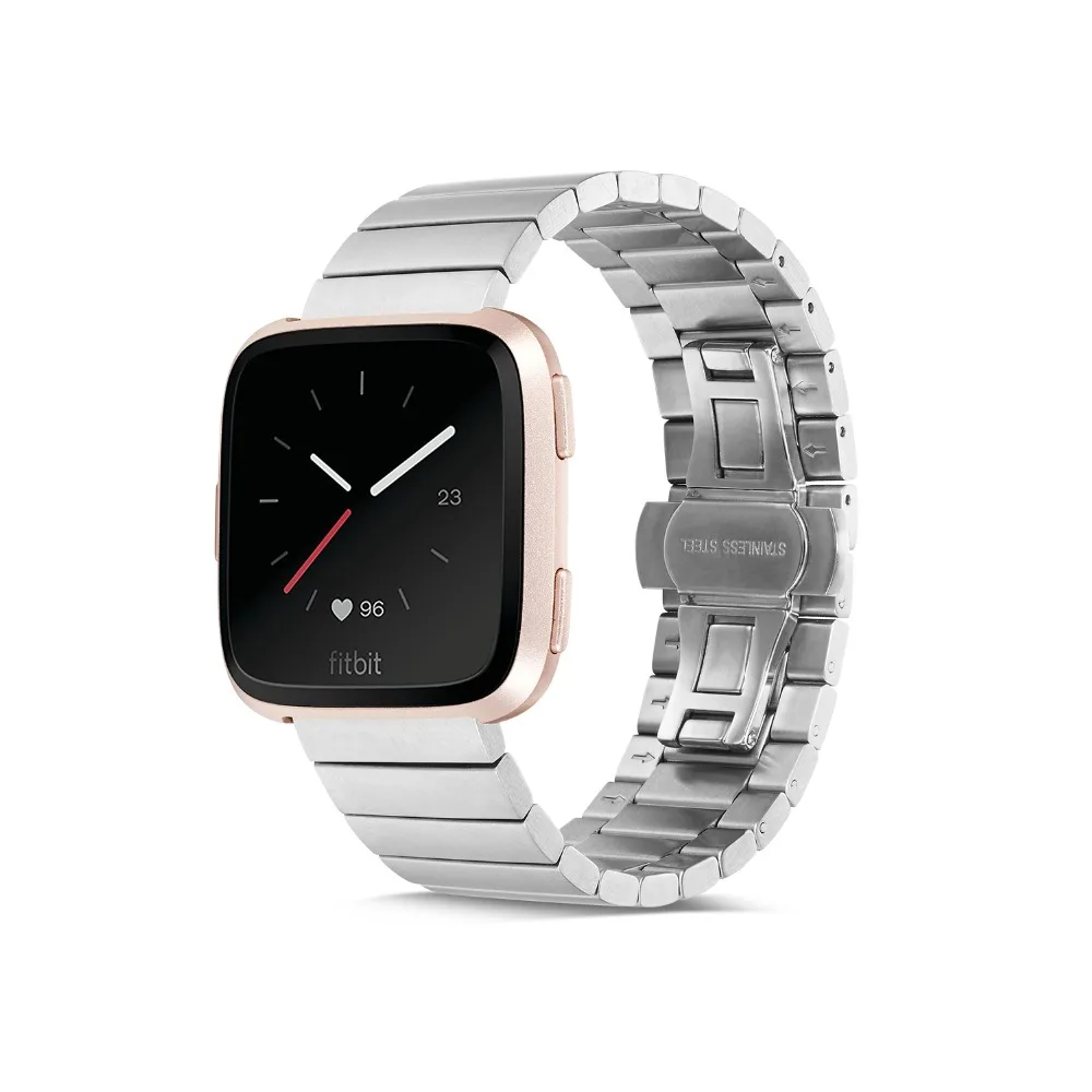 fitbit versa band metal