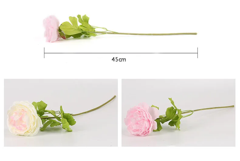 fake peony flower silk rose artificial flower  (4)