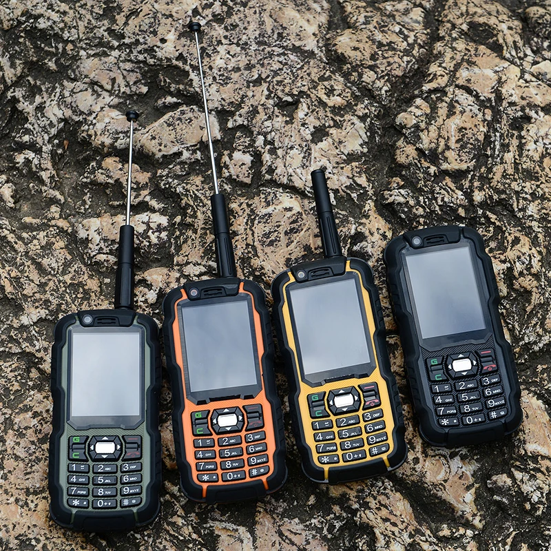 A12 двойная sim карта Водонепроницаемый Фонарик bluetooth mp3 mp4 камера FM радио UHF рация