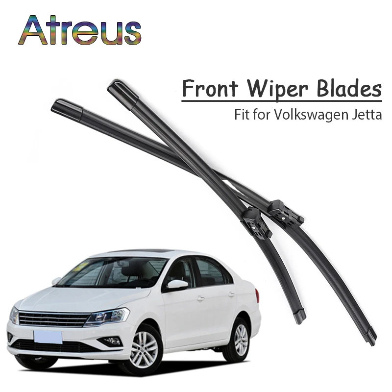 Atreus 2pcs High Quality Long Life Rubber Front Wiper Blades For