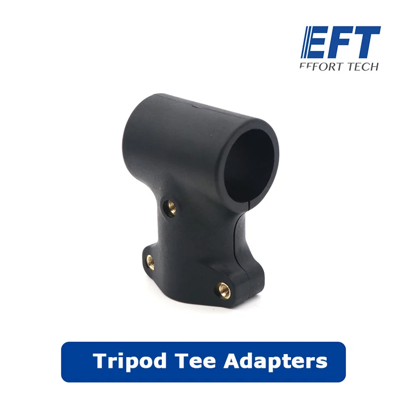 EFT 20-20mm nylon tube joints landing gear links T-type tripod tee adapters for agriculture drone