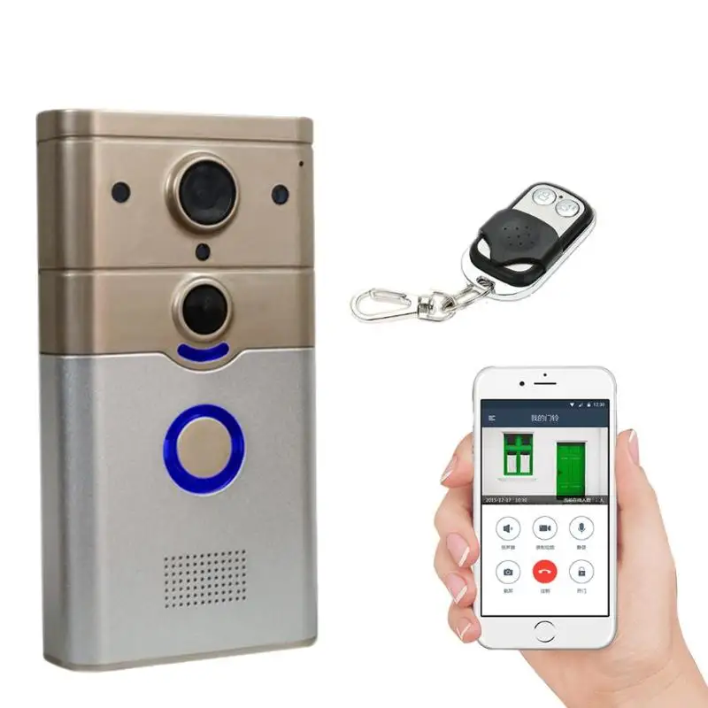  Wireless wifiI video doorbell remote video intercom phone APP remote monito