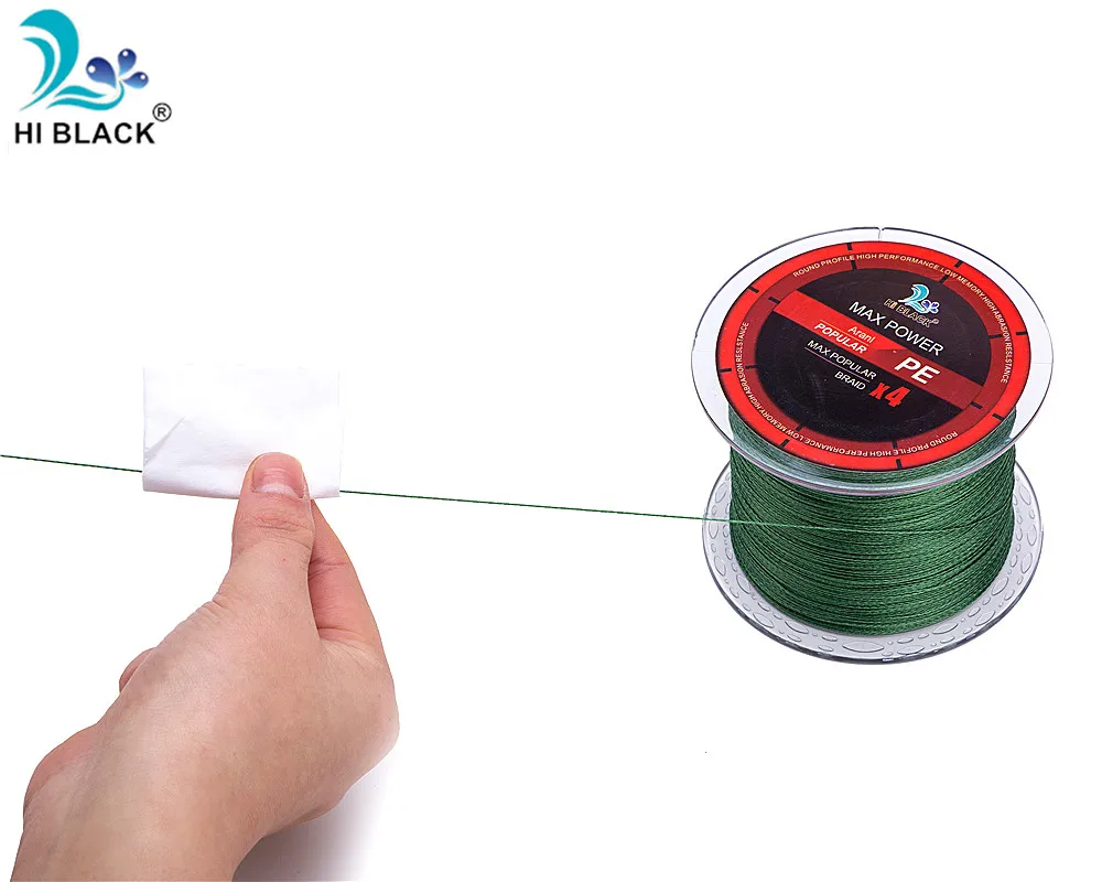 Pesca da Carpa Doce e Água Linhas para Água Cabo de Fios Linha de Pesca Fio de Pesca 300 m 4 Salgada Trançada pe Multifilament Multifilamento 9 300 m 4 fios cabo da carpa