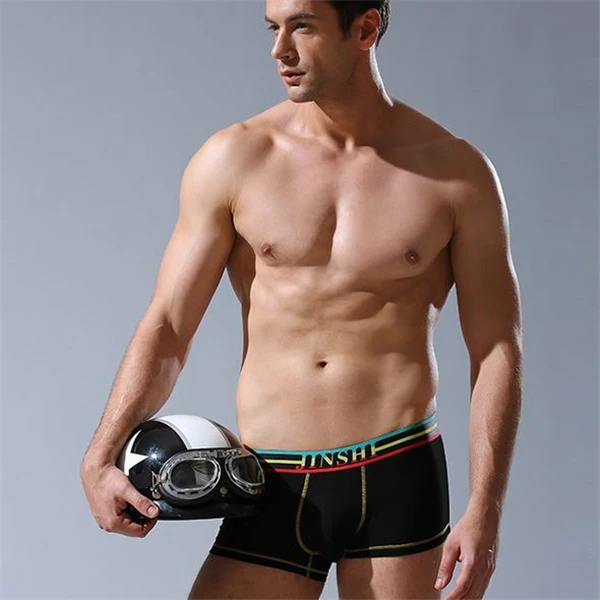 Нижнее белье трусы боксеры для геев cueca calzoncillos hombre мужские сна 14321 2019|underwear