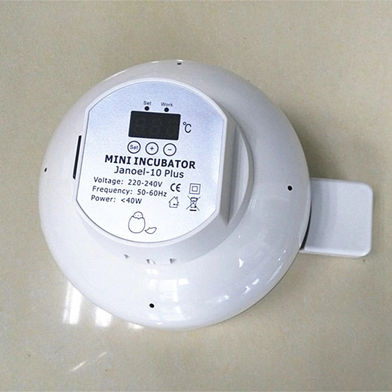 Mini Egg Incubator Automatically Turn Eggs For Chicken Duck Birds EU Plug 10 Eggs Automatic Incubator Chicken Hatching 220-240V Mini Egg Incubator Automatically Turn Eggs For Chicken Duck Birds EU Plug 10 Eggs Automatic Incubator Chicken Hatching 220-240V