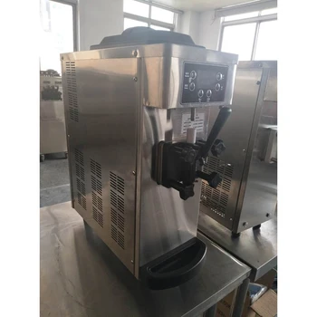 

Factory 12L/H countertop single flavor soft ice cream mixer with CE certification