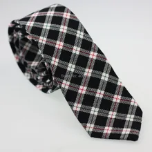 YIBEI coahella Галстуки хлопок тощий галстук человек зеленый красный белый черный клетчатый галстук в клеточку 6 см тонкий галстук классический стиль Corbata