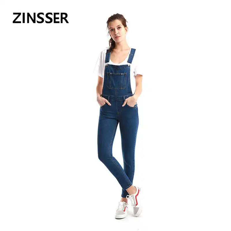 skinny jean dungaree