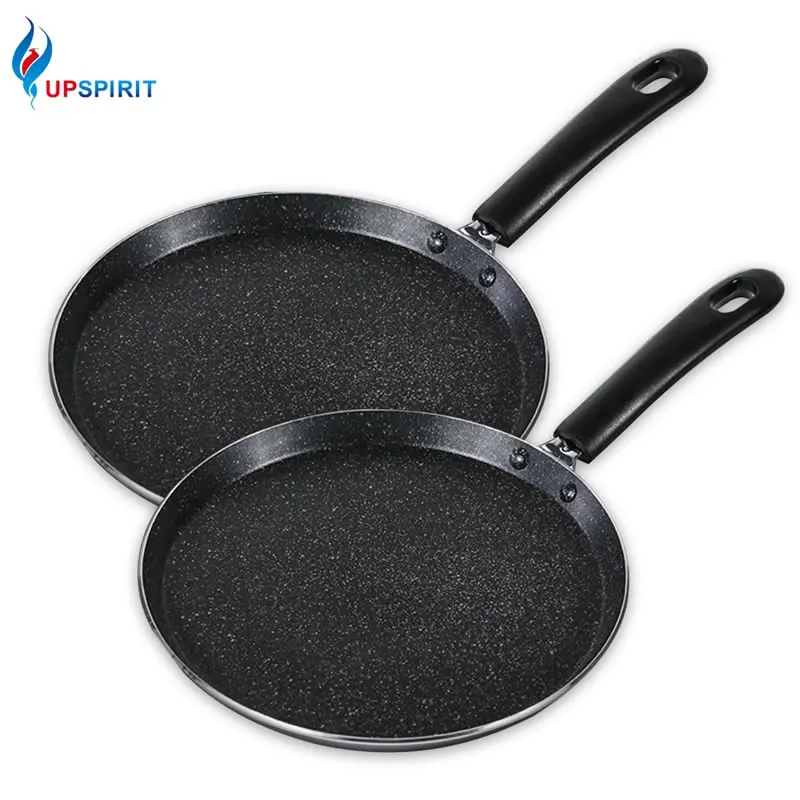 

Upspirit 6-8 Inch Aluminum Pan with Handle Non-stick Coating Skillets Frying Pan for Egg Pancake Omelette Cookware Kitchen Tools