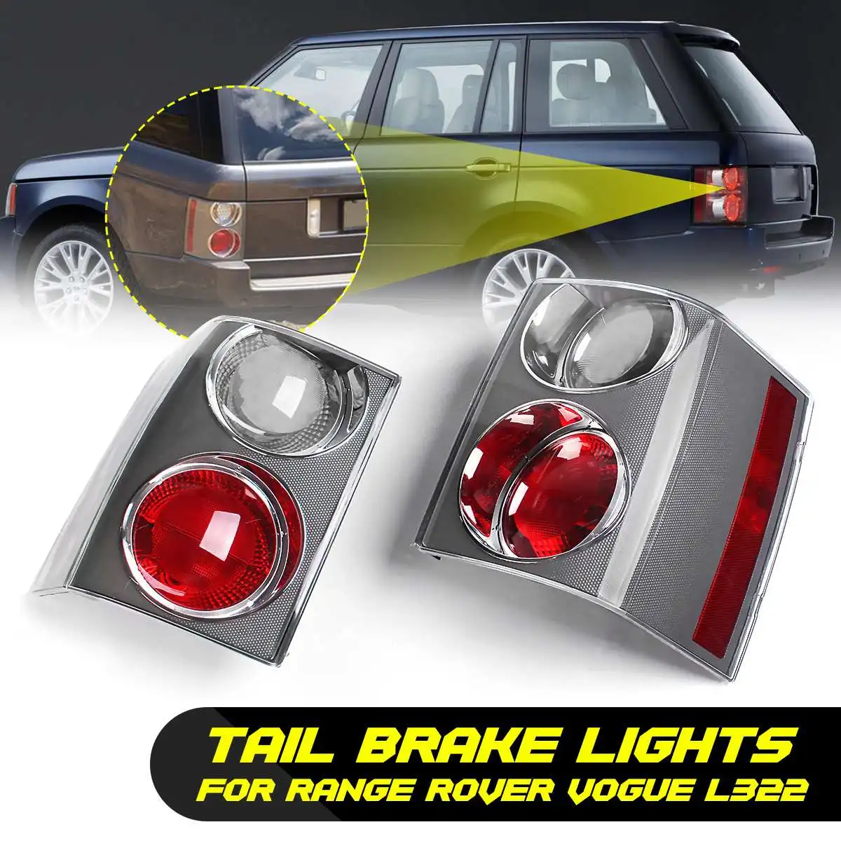 

Car Tail Light for Range Rover Vogue L322 2002-2009 Land Rover Taillight Rear Brake Reverse Signal Light Lamp Drl Accessories