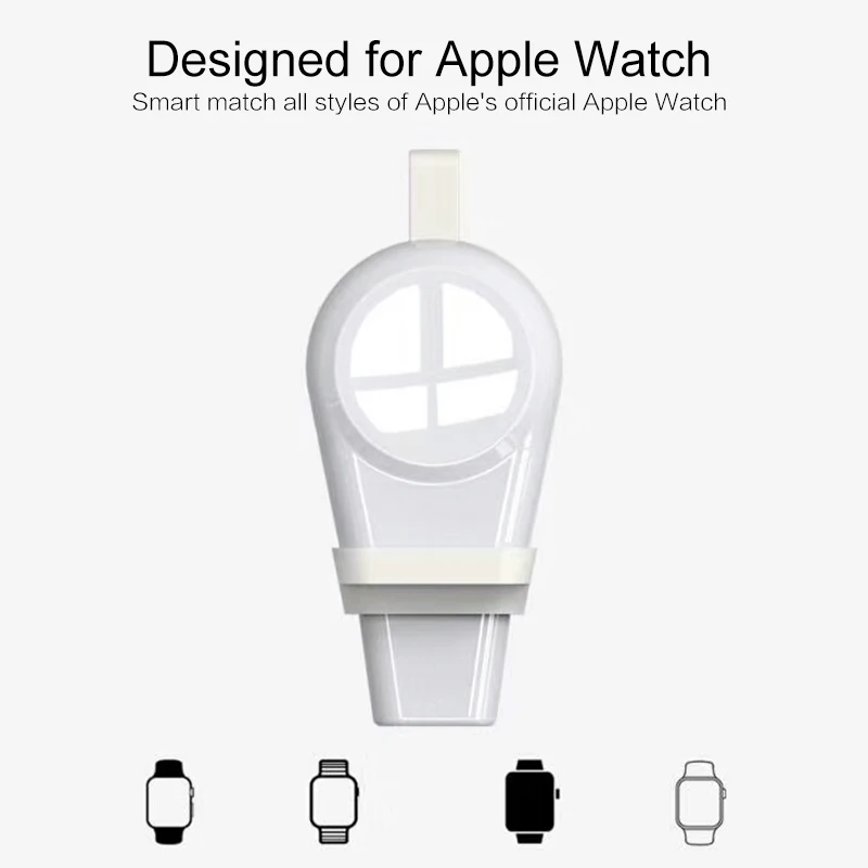 

Wireless Charger For i Watch Series 2 3 Charging Cable 2mm Smart Wireless Charger Dock For Apple Watch 1 2 3 4 Dock Drop Ship