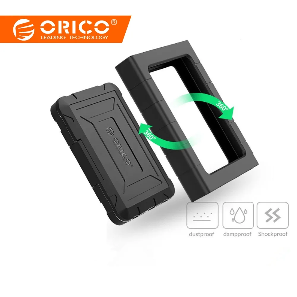 

ORICO 2.5inch SATA to Type-C Three-proofing Tool Free High Speed Hard Drive Enclosure for Windows USB3.1 for MacOS for Linux PC