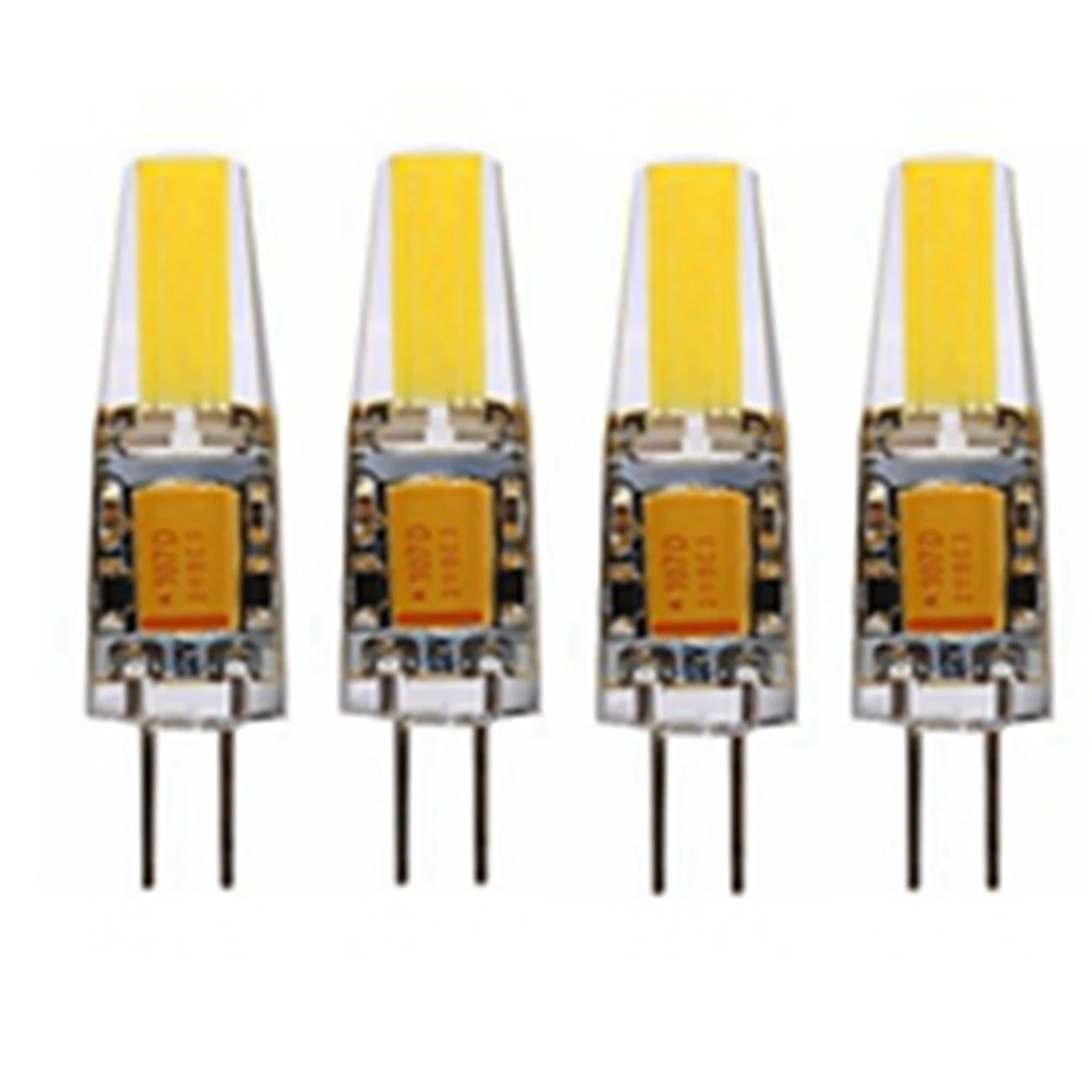 

G4 LED Bulb ACDC 12V-24V COB 1505 SMD Silicone Clear Chandelier White Warm