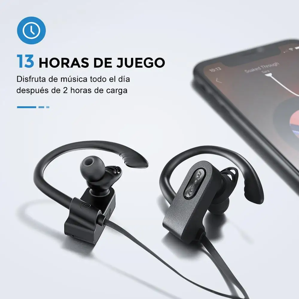 Дешево Mpow Пламя 2 13 h Время Игры Bluetooth 5,0 беспроводные наушники iPX7 водонепроницаемые спортивные наушники HD стерео звук для смартфонов