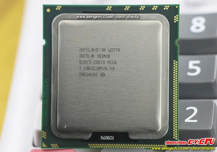 Процессор Intel Xeon W3570 cpu/3,2 ГГц/LGA1366/8 Мб кэш L3/четырехъядерный/серверный cpu, есть, X 5570 cpu