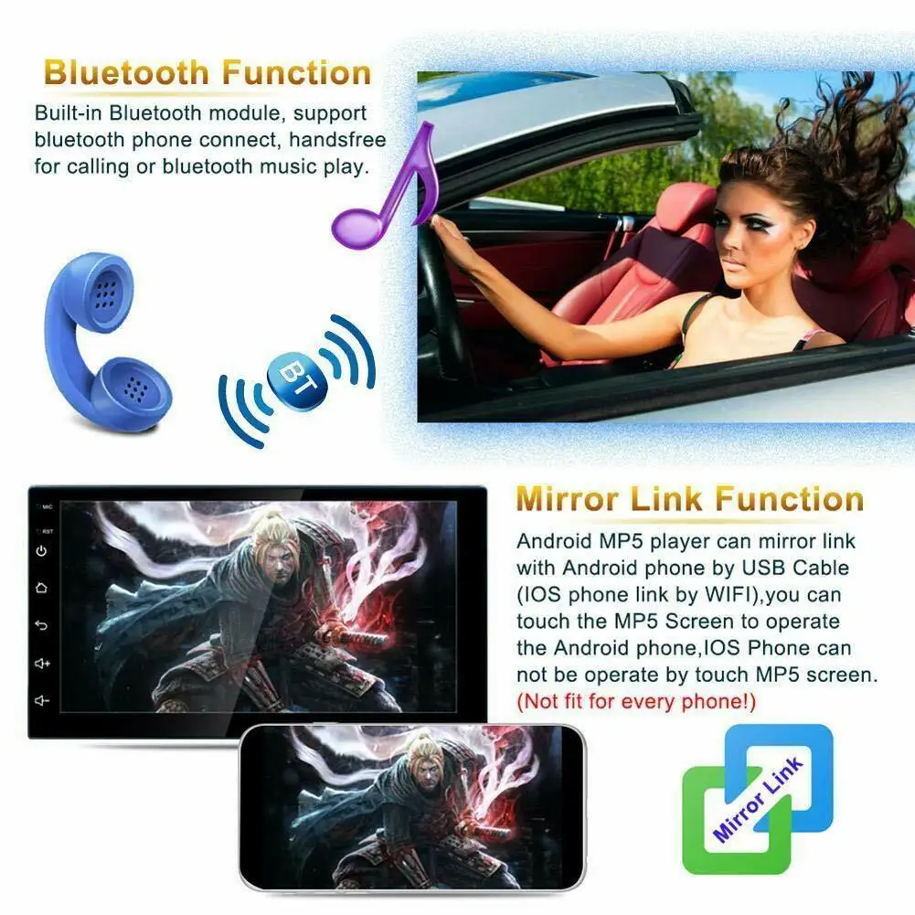 Автомагнитола на Android 8.1 с GPS универсальный медиаплеер 2 Din для Volkswagen Nissan Hyundai Kia toyota
