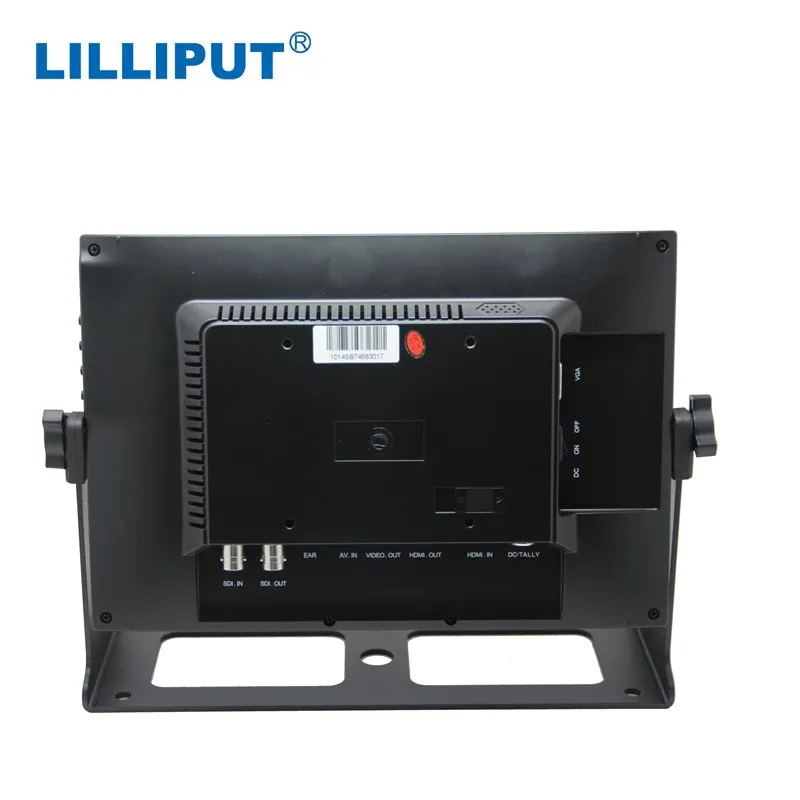 Lilliput FA1014/S 10 дюймов 16:9 HD-SDI для контроля уровня сахара в крови с HDMI, VGA, AV+ 7 дюймов шарнирное сочлененное крепление+ пластина аккумуляторной батареи с v-образным крепежом