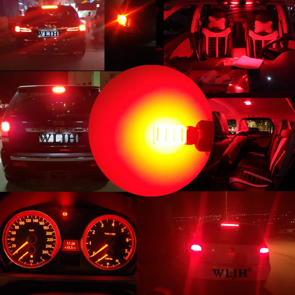 СВЕТОДИОДНЫЙ Автомобильный светильник WLJH 4x T10 W5W 168 лампочек номерной знак