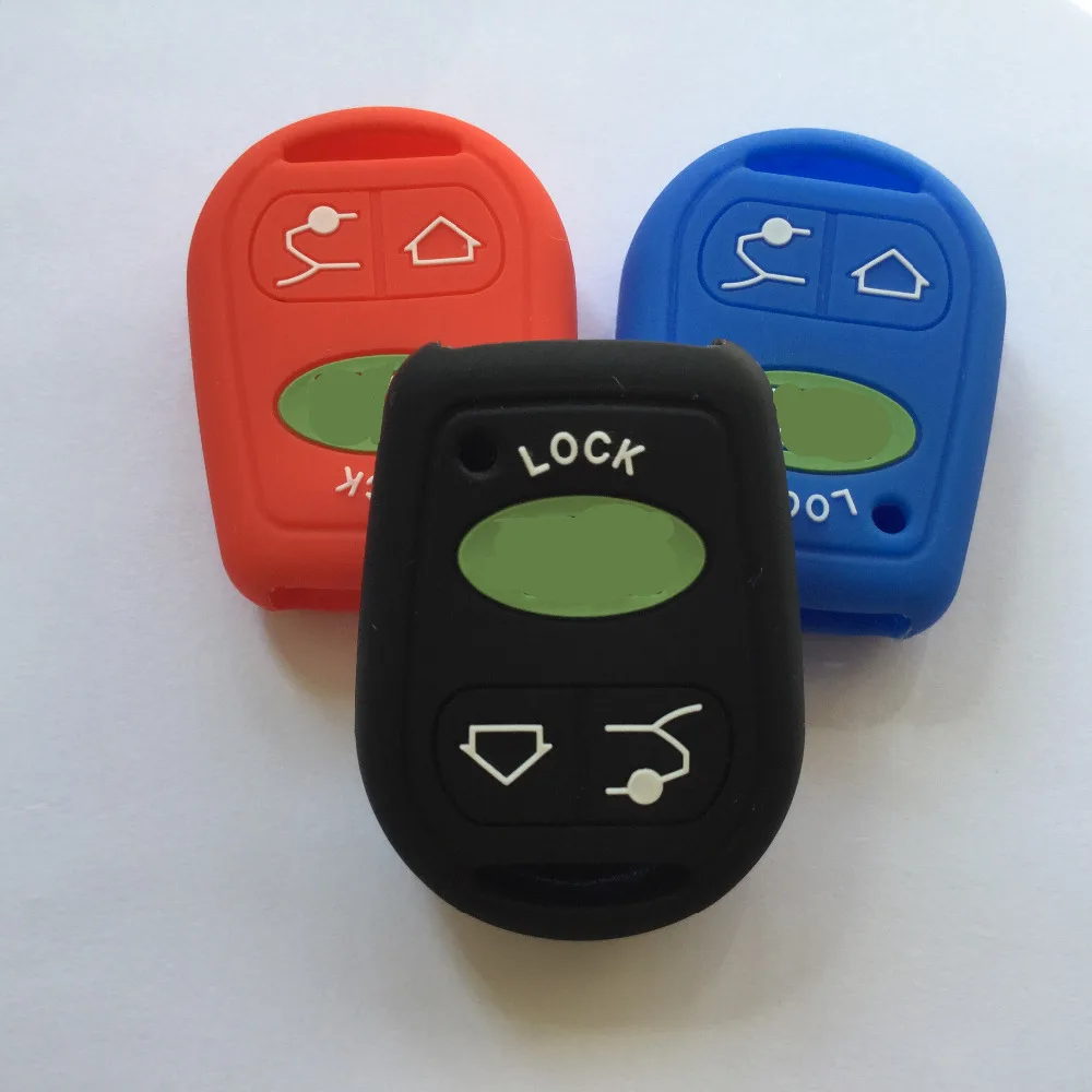 

New 3 Button Silica Gel Key Shell Case Cover For Land Rover Range Rover L322 HSE Vogue Sport Remote Silicone Holder