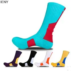IENY новые продукты носки тянущиеся петли высокого давления полотенце спортивные носки мужские футбольные носки 10 пар