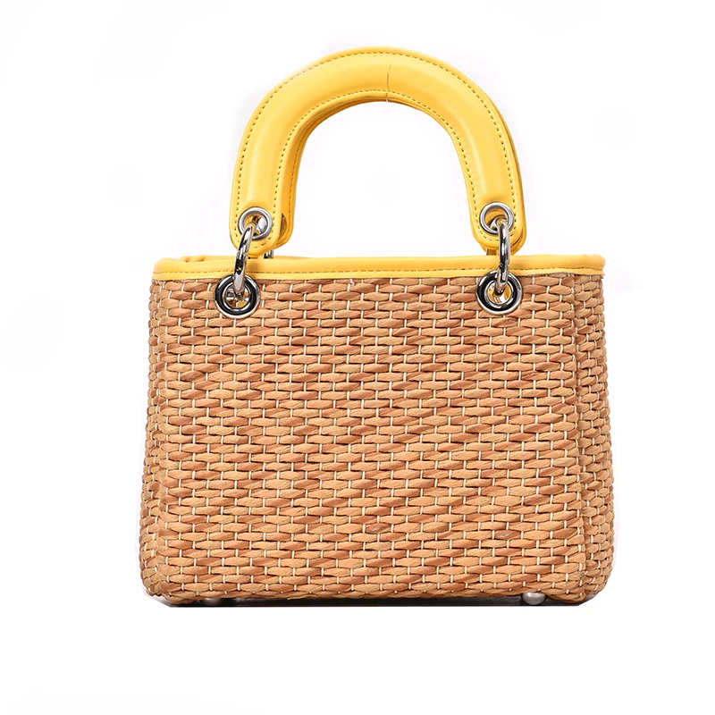 

Straw Bag Women's Handbags Over Shoulder Female Bag Small Messenger Bag For Women Bolsas Femininas Casual White Yellow Hotsale