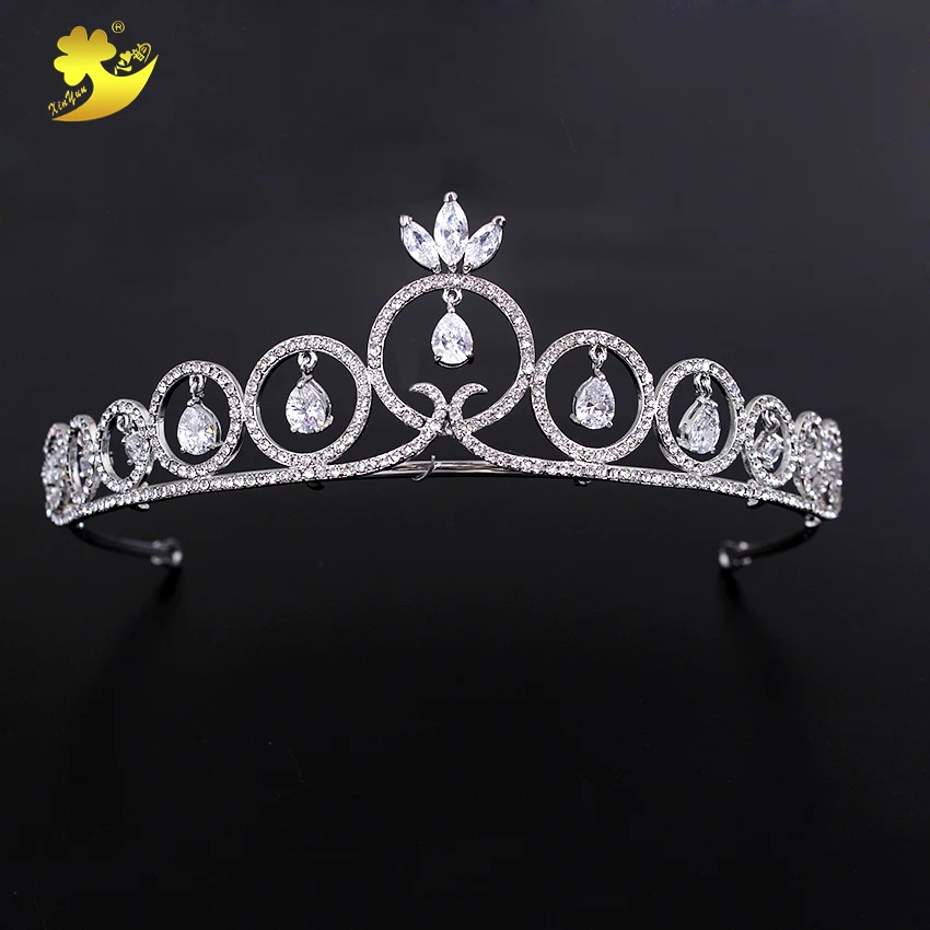 

Xinyun Wedding Hair Accessories Sparking Zircon Sieraden Shining Rhinestones Diadem Beautiful Fashion Sieraden Forever Joyas