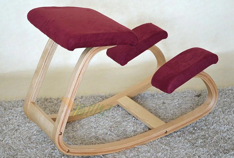 Ergonômico ajoelhado cadeira fezes móveis de balanço