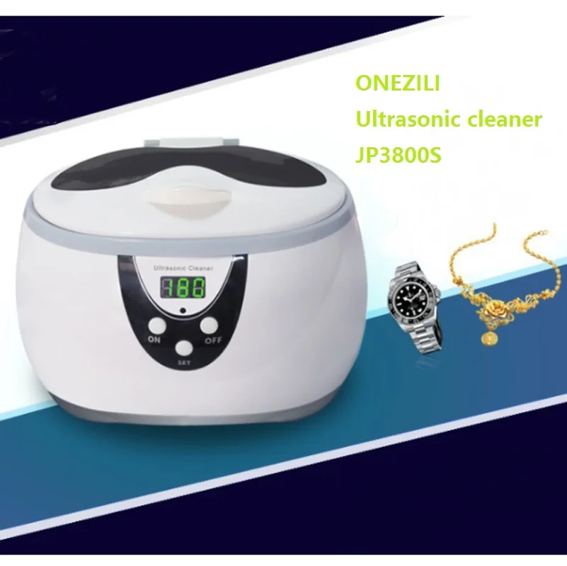 Цифровой ультразвуковой очиститель моющийся бак для ванной корзина украшений