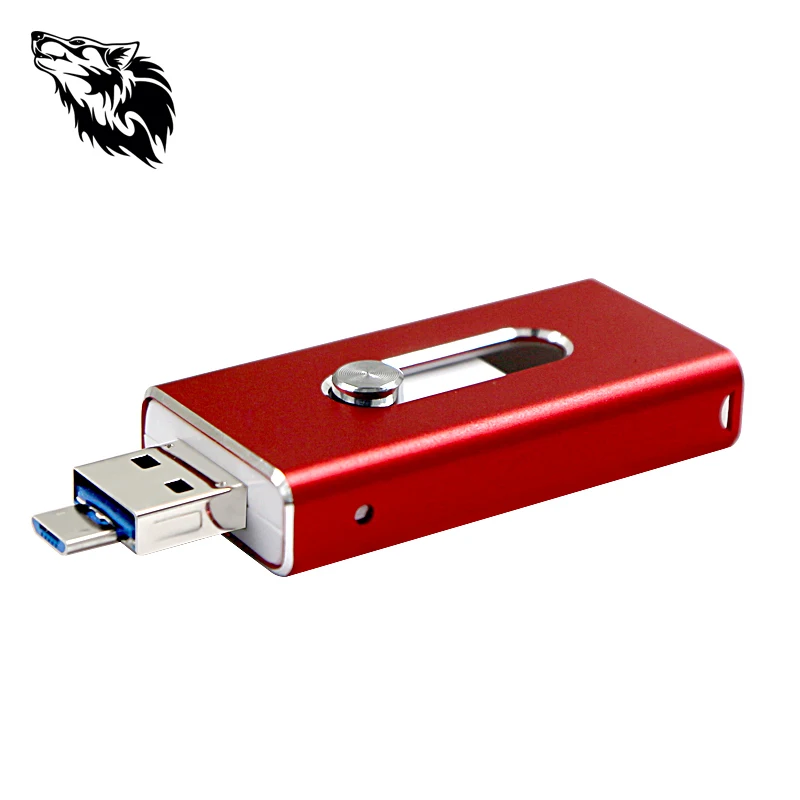Лучшая продажа OTG USB флэш накопитель cle usb 2 0 stick 64G портативный iPhone Флешка 8g 16g 32g 128G