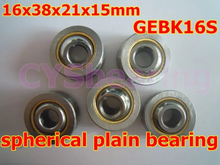 GEBK16S PB 16 радиальный Сферический Гладкий подшипник с самосмазкой для вала мм|bearing
