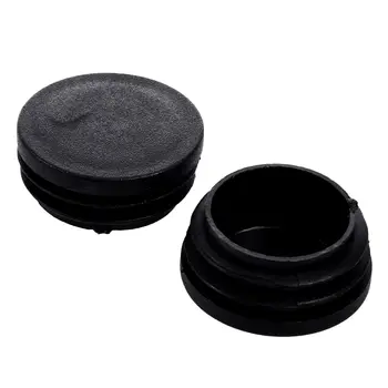 

Hot Sale Black Plastic Blanking End Caps 38mm Round Tube Insert Bung 12 Pcs