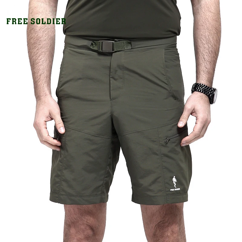 FREE SOLDIER outdoor quick drying Hiking Camping beach shorts Marsh