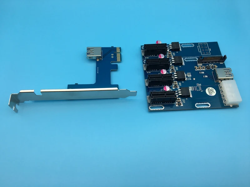 Новинка PCIe 1 4 PCI Express 1X Слоты Riser Card Mini ITX к внешнему слота e x1 порт мультипликатор