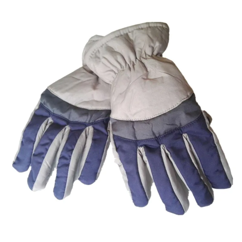 Зимние водонепроницаемые мужские и женские зимние ветрозащитные лыжные перчатки теплые Нескользящие Полный Скейт-доска для пальцев лыжные перчатки хлопковые перчатки