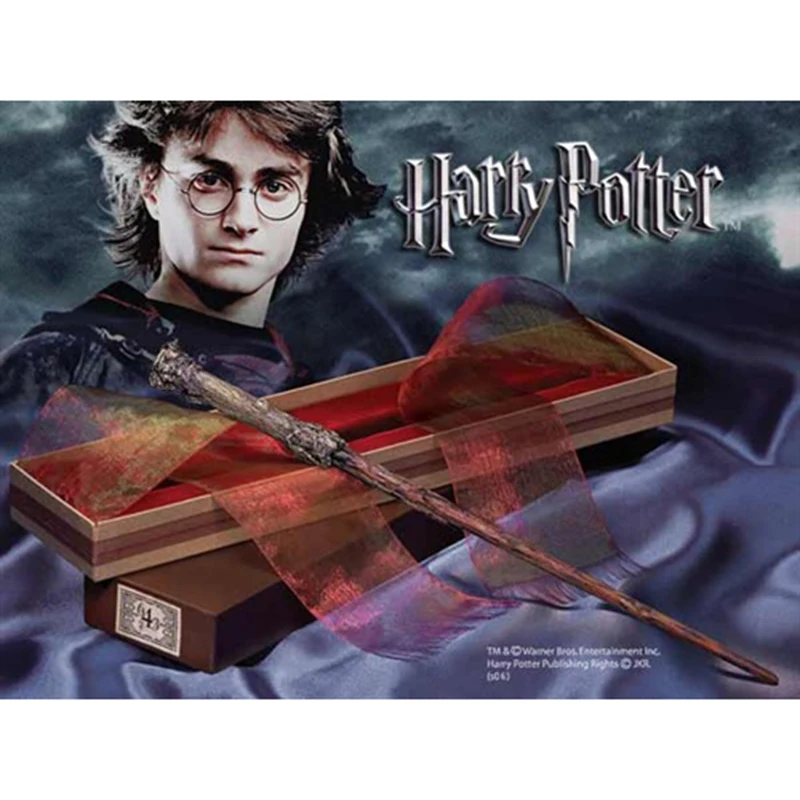 

New 35cm Top Quality Severus Snape Harry Potter Magic Wand With Gift Box Cosplay Game Collection Wand Harry Potter Stick Toys
