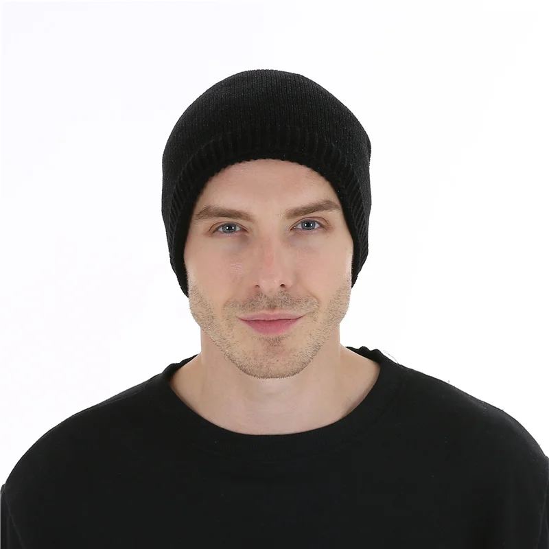 Fetsbuy осень и зима капот Шапочки Hat Для женщин Мода мигающий линии трикотажные Skullies шапочка Кепки Для мужчин ДОБАВИТЬ Бархатные Теплые#19009
