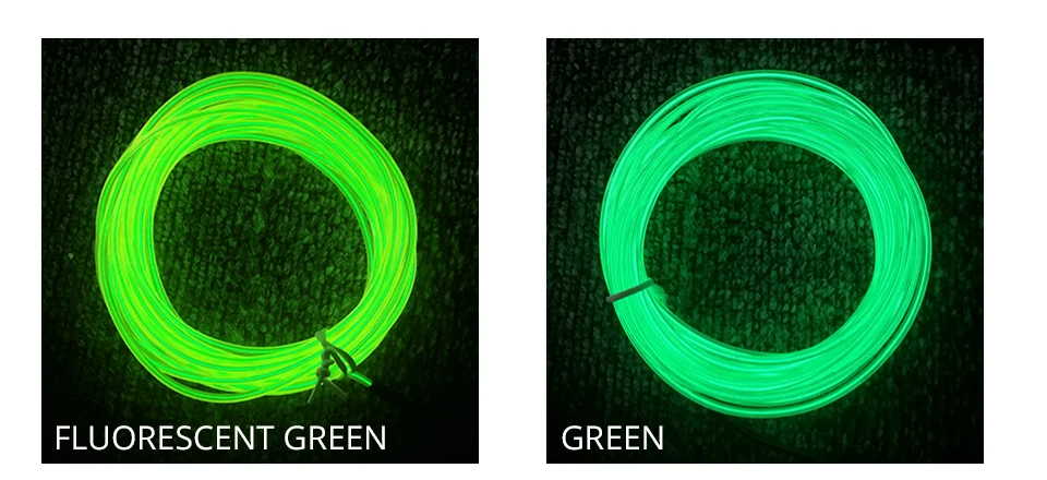 LED Cold light line Car Decorative light Ambient Light auto backlight Fluorescence R G B Yellow White ICE BLUE Pink Purple 5V (9)