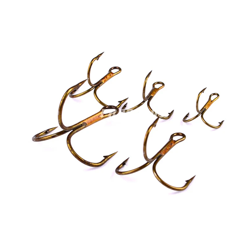 

20pcs/Box Fishing Hook High Quality Fishhook High Carbon Steel Treble Hooks Fishing Tackle Fishhooks