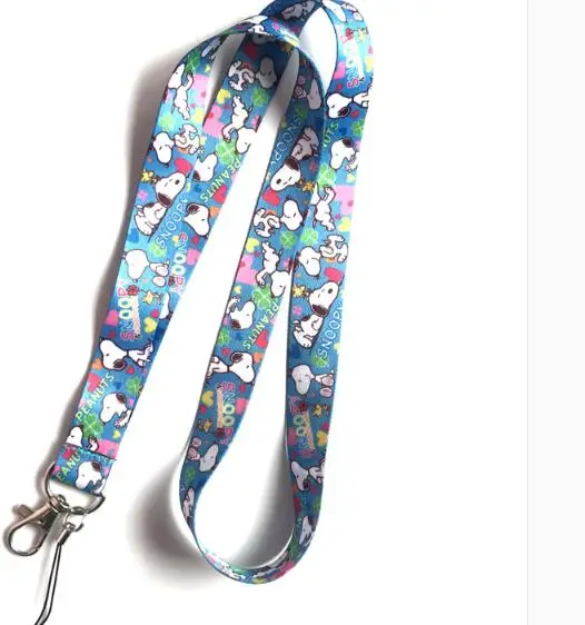 

new 1pcs Popular Japanese anime cute dogs Key Lanyard Badge ID Cards Holders Neck Straps with Keyring Gifts Party Favors