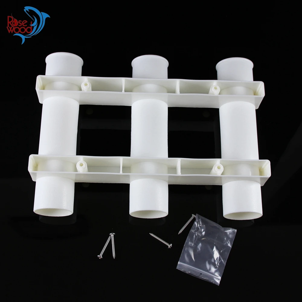 Portable Triple Rack Rod Holder Bracket Support Stand Carp Fishing Rod