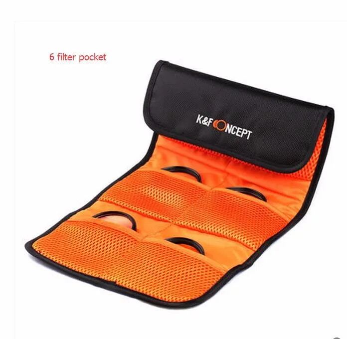 

UV CPL FLD ND4 ND8 ND16 Filter Lens cap Storage Bag Case Pouch Support 25mm-86mm Filters for RC  Phantom 4 / 3 OSMO Camera
