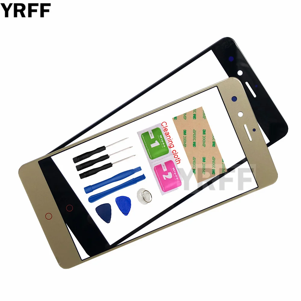 

YRFF 5.0'' Mobile Outer Glass For ZTE Nubia Z11 Mini NX529J Front Glass Panel Replacement (No Touch Screen Digitizer Panel )