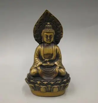 

Collect exquisite brass handicraft Sakyamuni Buddha statue #3