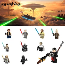 For Star Wars Figures Sith Trooper Grievous Han Solo Maz Anakin Darth Vader Yoda Starwars Building Blocks Toys Lgoings JM222 star wars jedi chewbacca building blocks han solo darth vader legoing figures jango fett obi wan models toys for children bk37