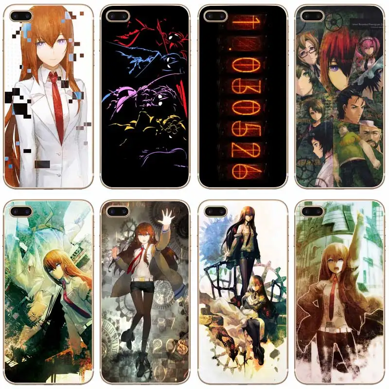 

H261 Steins Gate Transparent Hard Thin Case Cover For Apple iPhone XR XS Max 4 4S 5 5S SE 5C 6 6S 7 8 X Plus