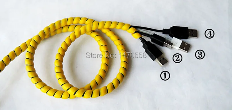 Огнестойкость спиральных полос диаметр 14 мм кабель корпус Кабельные муфты обмотки трубы 2 м