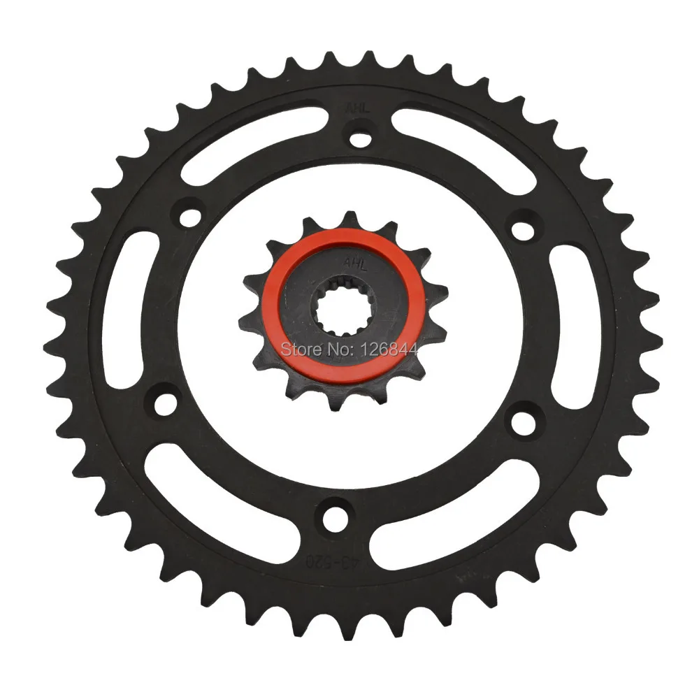 A set 100 Brand new Front Sprocket & rear sprocket for SUZUKI DR250 97