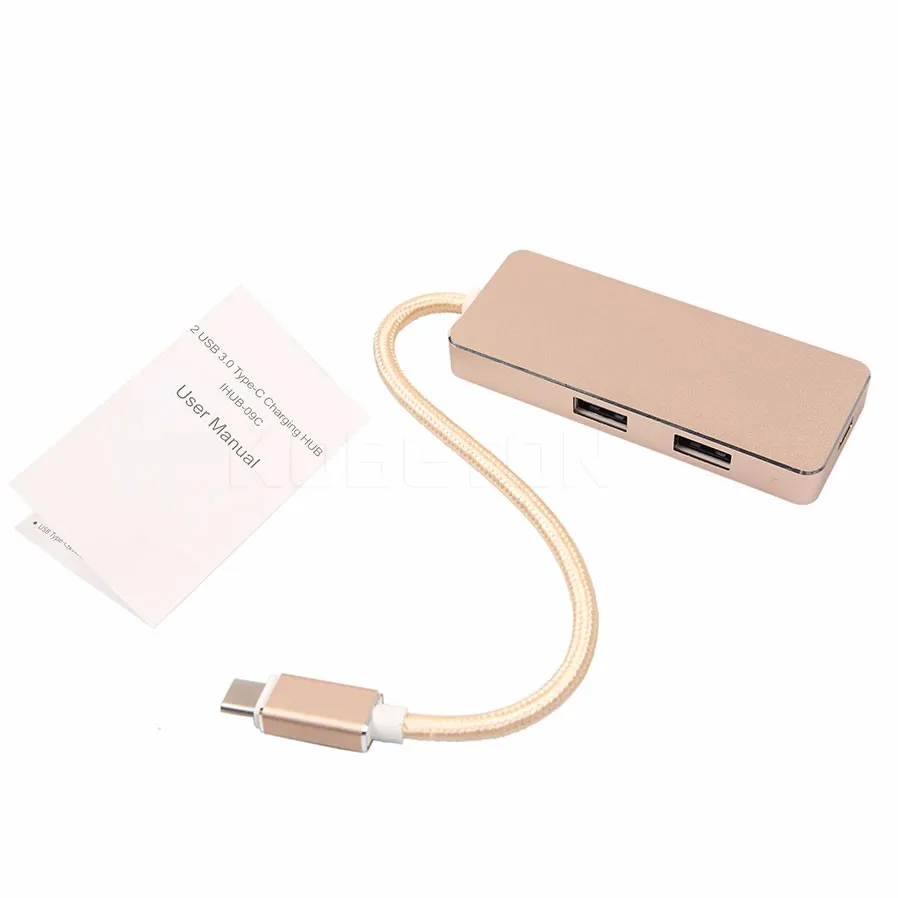 USB 3,0 type-C USB концентратор зарядное устройство и usb-разветвитель type C USB 3,0 концентратор для Apple для 12 ''Macbook